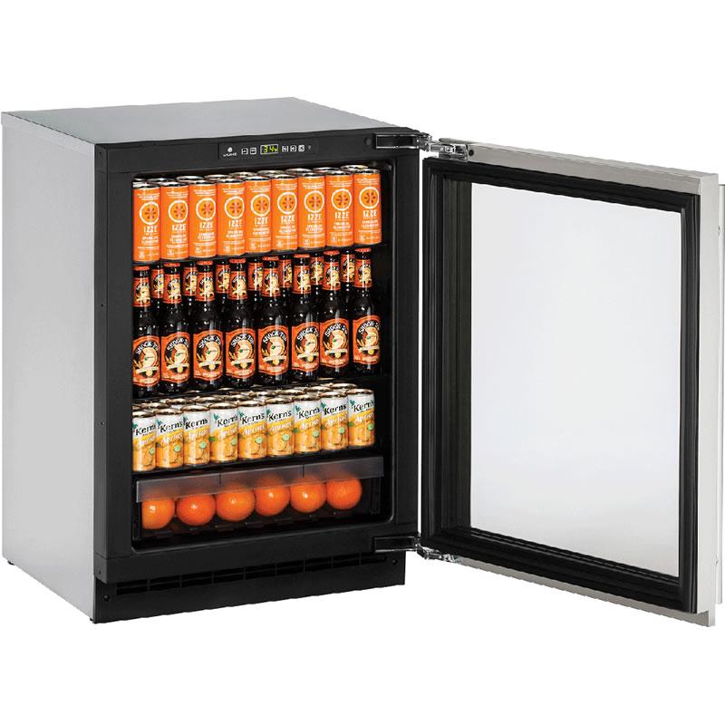 U-Line 24-inch, 4.9 cu. ft. Compact Refrigerator U-2224RGLS-00B IMAGE 3