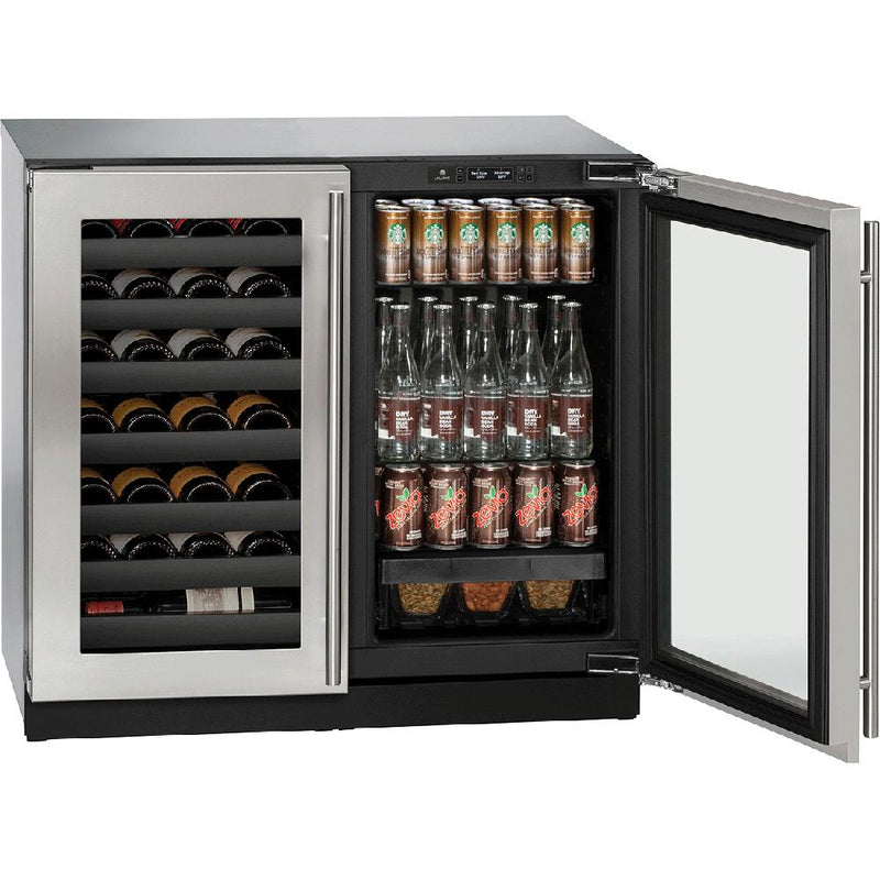 U-Line 7 cu. ft. Built-in Beverage Center U-3036BVWCS-00B IMAGE 3