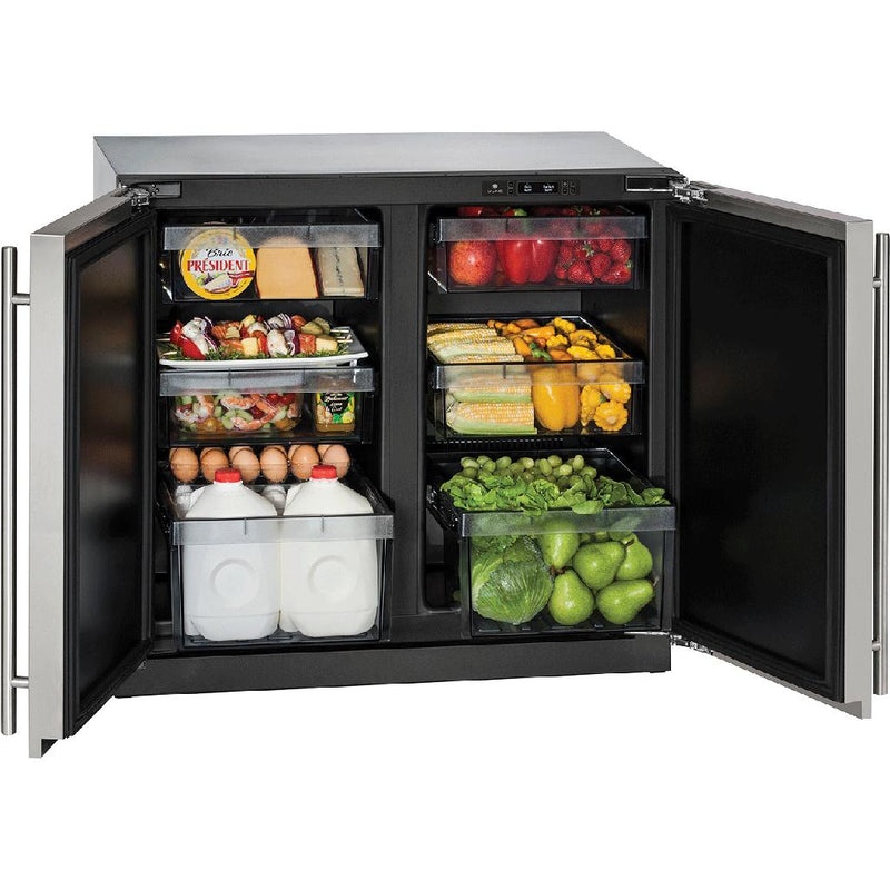 U-Line 36-inch, 6.9 cu. ft. Compact Refrigerator U-3036RRS-00B IMAGE 3