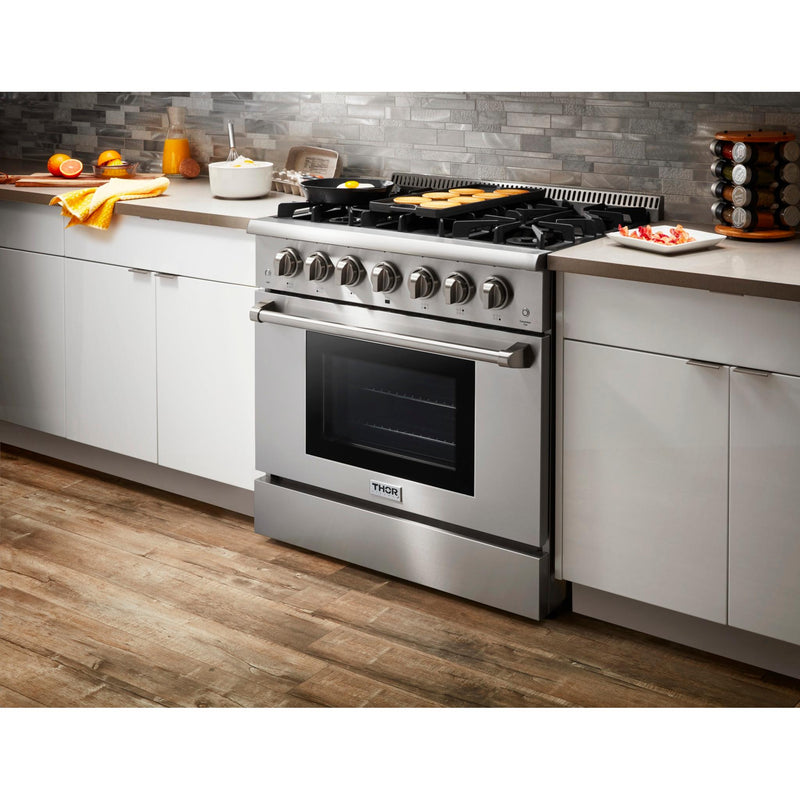 Thor Kitchen 36-inch Freestanding Gas Range HRG3618U IMAGE 13