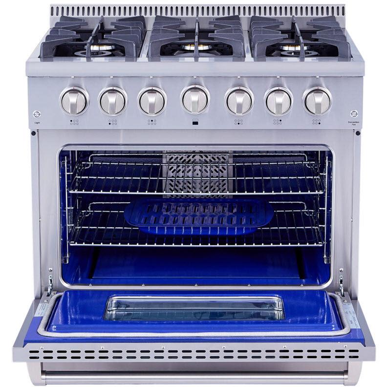 Thor Kitchen 36-inch Freestanding Gas Range HRG3618U IMAGE 4