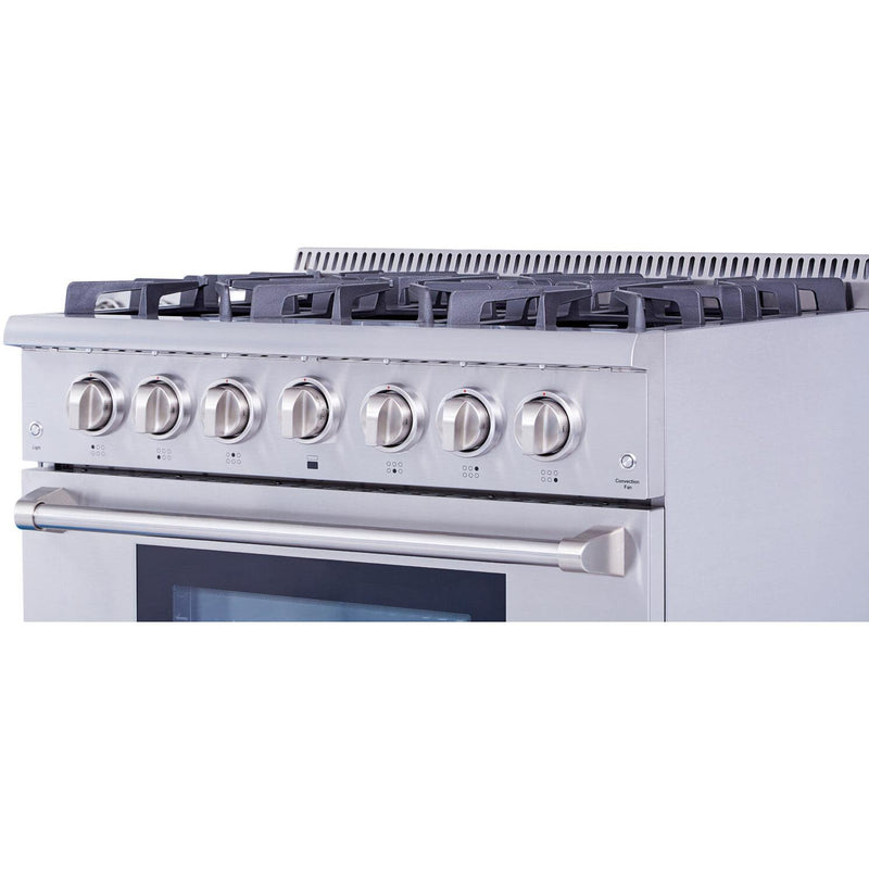 Thor Kitchen 36-inch Freestanding Gas Range HRG3618U IMAGE 6