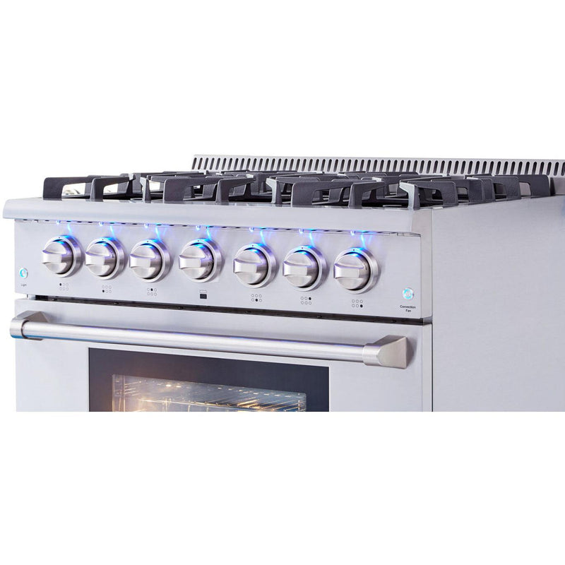 Thor Kitchen 36-inch Freestanding Gas Range HRG3618U IMAGE 7