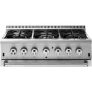 Thor Kitchen 36-inch Freestanding Dual-Fuel Range HRD3606U IMAGE 3