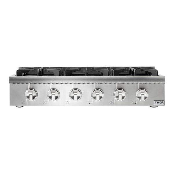 Thor Kitchen 36-inch Gas Rangetop HRT3618U IMAGE 1
