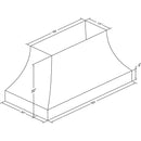 Vent-A-Hood 60-inch Ceiling Mount Range Hood JDIH460/C3SS IMAGE 2