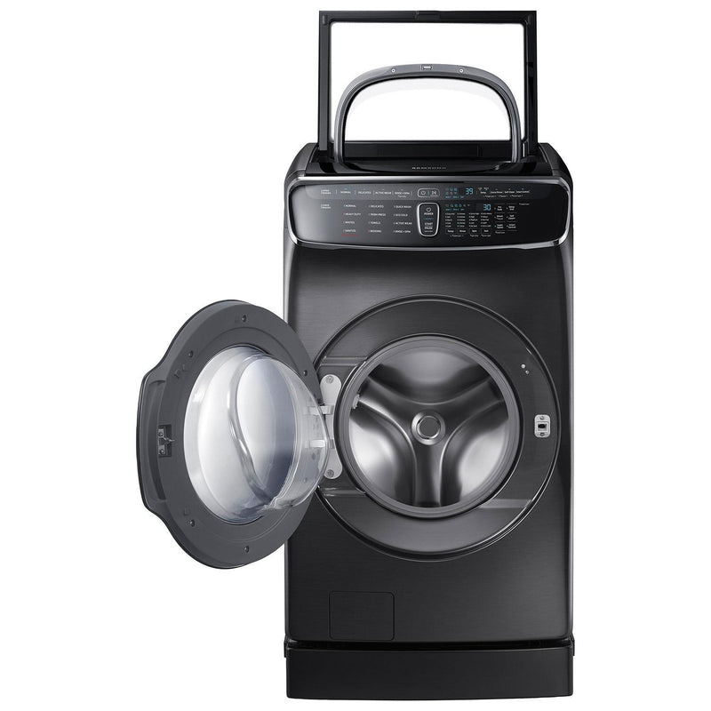 Samsung 6.9 cu. ft. Top and Front Loading Washer with FlexWash™ WV60M9900AV/A5 IMAGE 5