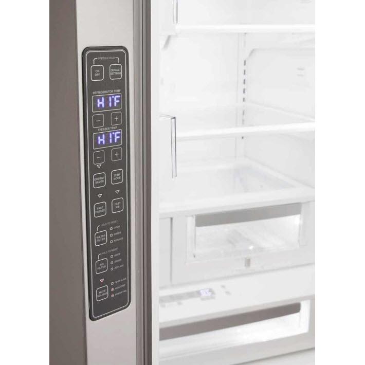 AGA 36in Elise Counter-Depth French Door Refrigerator MELFDR23-BLK IMAGE 3