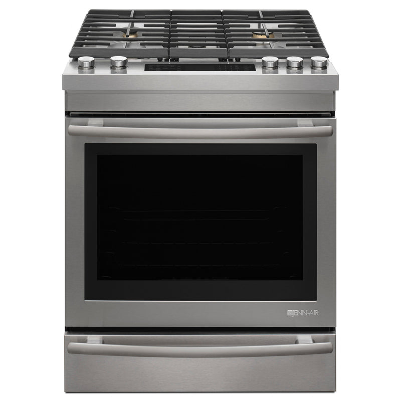 JennAir 30-inch Slide-in Gas Range with DuraFinish™ Protection JGS1450FS IMAGE 1