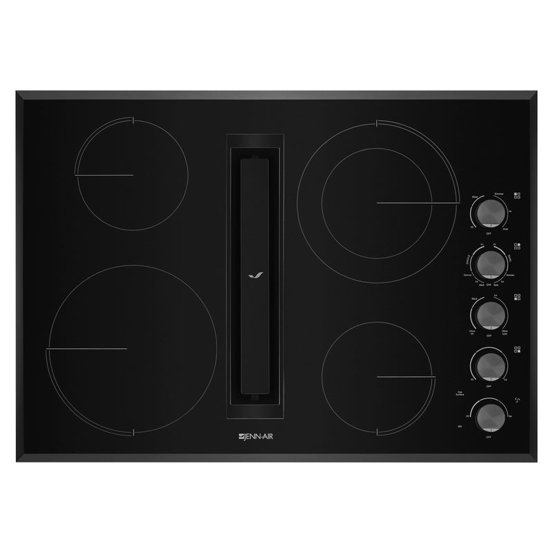 JennAir 30-inch Built-In  Elecctric Cooktop with JX3™ Downdraft Ventilation System JED3430GB IMAGE 1