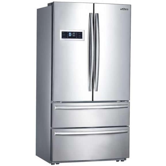 Thor Kitchen 36-inch, 20.85 cu. ft. Counter-Depth French 4-Door Refrigerator HRF3601F IMAGE 2
