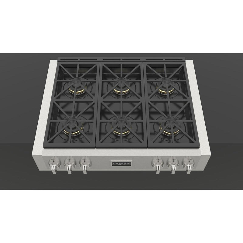 Fulgor Milano 36-inch Buit-in Gas Rangetop with 6 Burners F6GRT366S1 IMAGE 7