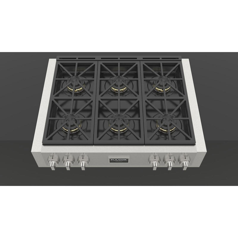 Fulgor Milano 36-inch Buit-in Gas Rangetop with 6 Burners F6GRT366S1 IMAGE 7