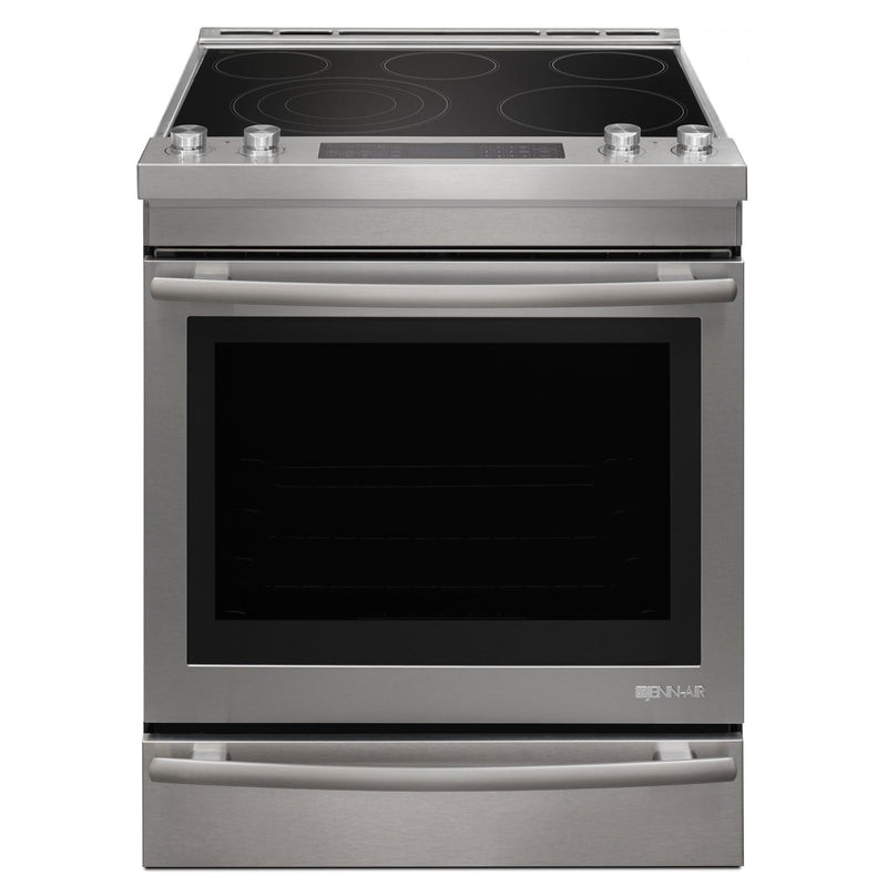 JennAir 30-inch Slide-in Electric Range with Triple-Choice™ Element JES1450CFS IMAGE 1