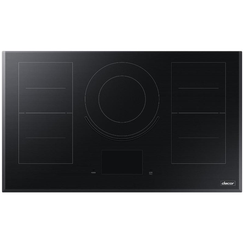 Dacor 36-inch Built-in Induction Cooktop with Flex Zone™ DTI36M977BB/DA IMAGE 1