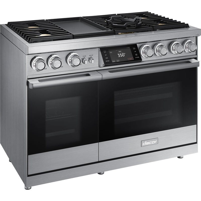 Dacor 48-inch Freestanding Dual-Fuel Range with Real Steam™ DOP48M96DLS IMAGE 12