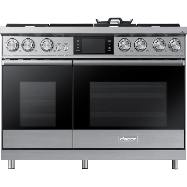 Dacor 48-inch Freestanding Dual-Fuel Range with Real Steam™ DOP48M96DLS IMAGE 1