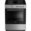 Blomberg 24-inch Freestanding Gas Range BGR 24102 SS IMAGE 1