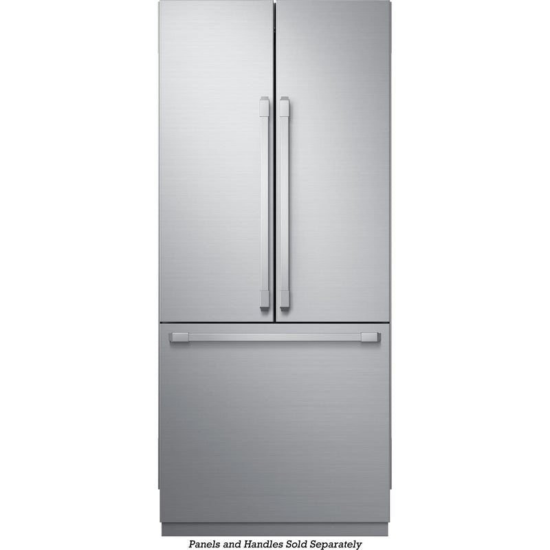 Dacor 36-inch, 21.3 cu.ft. Built-in French 3-Door Refrigerator with FreshZone™ Drawer DRF367500AP/DA IMAGE 1