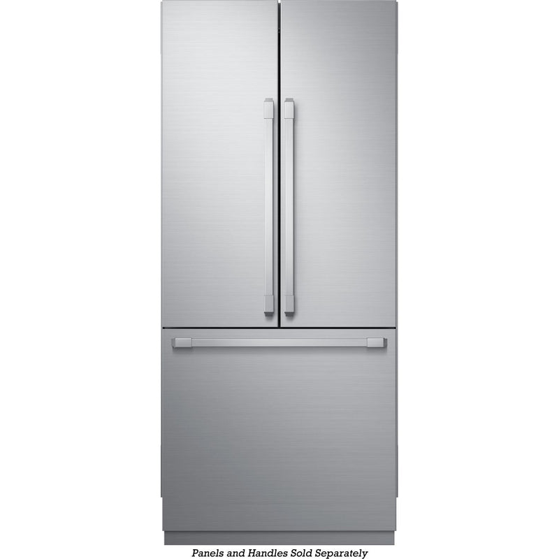 Dacor 36-inch, 21.3 cu.ft. Built-in French 3-Door Refrigerator with FreshZone™ Drawer DRF367500AP/DA IMAGE 1