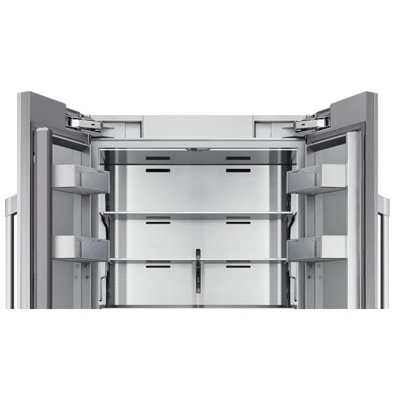 Dacor 36-inch, 21.3 cu.ft. Built-in French 3-Door Refrigerator with FreshZone™ Drawer DRF367500AP/DA IMAGE 4