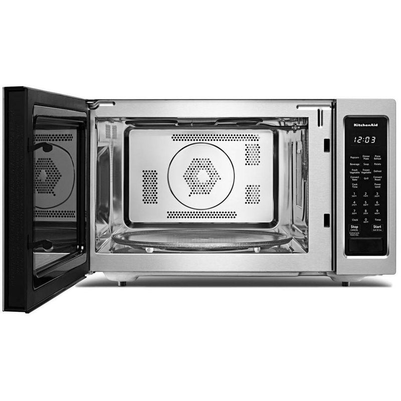 KitchenAid 1.5 cu.ft. Countertop Microwave Oven KMCC5015GSS IMAGE 2