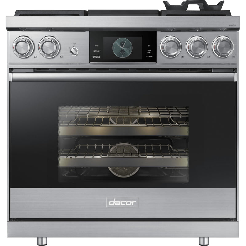 Dacor 36-inch Freestanding Ranges with Real Steam™ DOP36M94DLS IMAGE 7