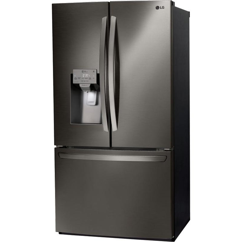 LG 36-inch, 27.9 cu.ft. Freestanding French 3-Door Refrigerator with Slim SpacePlus® Ice System LFXS28968D IMAGE 3