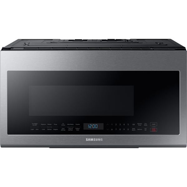 Samsung 30-inch, 2.1 cu.ft. Over-the-Range Microwave Oven with Ventilation System ME21M706BAS/AC IMAGE 1