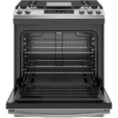 GE 30-inch Slide-in Gas Range with Steam Clean Oven JCGSS66SELSS IMAGE 3