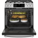 GE Profile 30-inch Slide-In Dual-Fuel Range PC2S930SELSS IMAGE 5