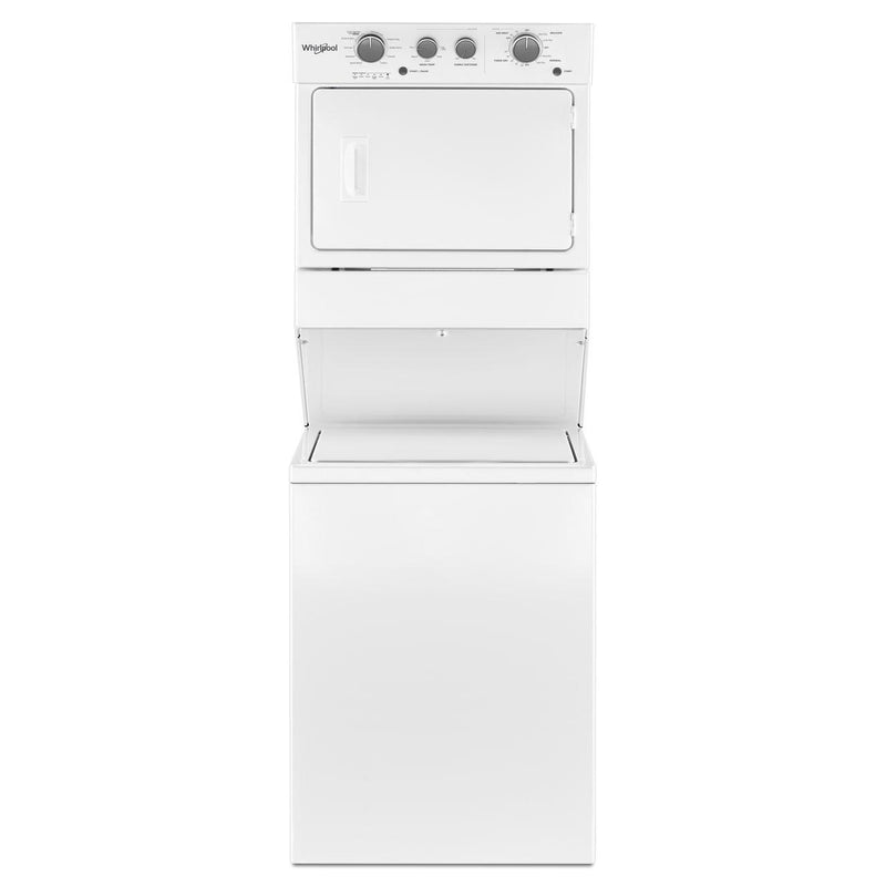 Whirlpool Stacked Washer/Dryer Electric Laundry Center WET4027HW IMAGE 1