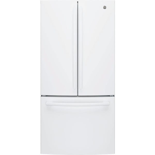 GE 33-inch, 18.6 cu. ft. Counter-Depth French-Door Refrigerator with Ice Maker GWE19JGLWW IMAGE 1
