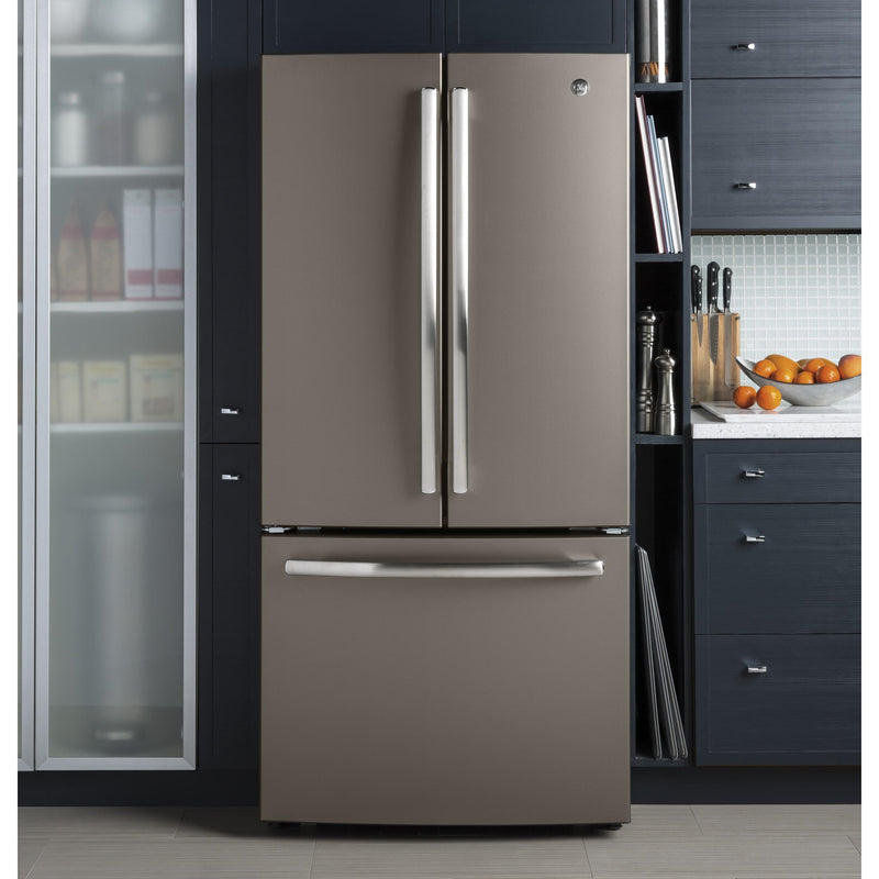 GE 33-inch, 18.6 cu. ft. Counter-Depth French-Door Refrigerator GWE19JMLES IMAGE 9