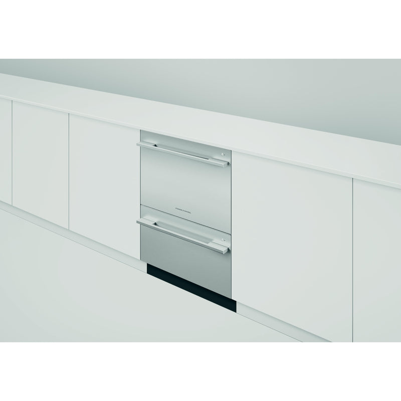 Fisher & Paykel 24-inch Built-in Double DishDrawer with SmartDrive™ Technology DD24DDFTX9 N IMAGE 2