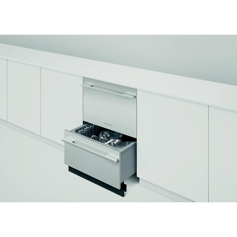 Fisher & Paykel 24-inch Built-in Double DishDrawer with SmartDrive™ Technology DD24DDFTX9 N IMAGE 3
