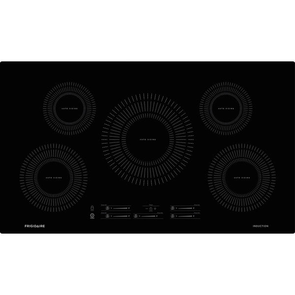 Frigidaire 36-inch Built-in Induction Cooktop with Auto Sizing™ Pan Detection FFIC3626TB IMAGE 1