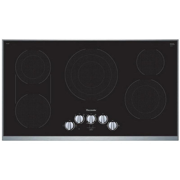 Thermador 36-inch Built-In Electric Cooktop CEM366TB IMAGE 1