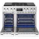 Signature Kitchen Suite 48-inch Freestanding Dual-Fuel Range with Sous Vide SKSDR480SIS IMAGE 2