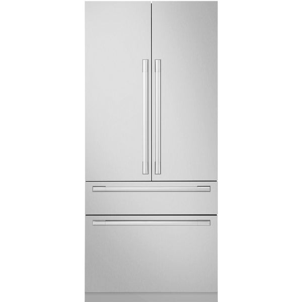 Signature Kitchen Suite 36-inch, 19.3 cu.ft. Built-in French 4-Door Refrigerator with Internal Water Dispenser SKSFD3604P IMAGE 1