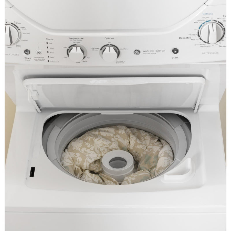 GE Stacked Washer/Dryer Gas Laundry Center GUD24GSSMWW IMAGE 8