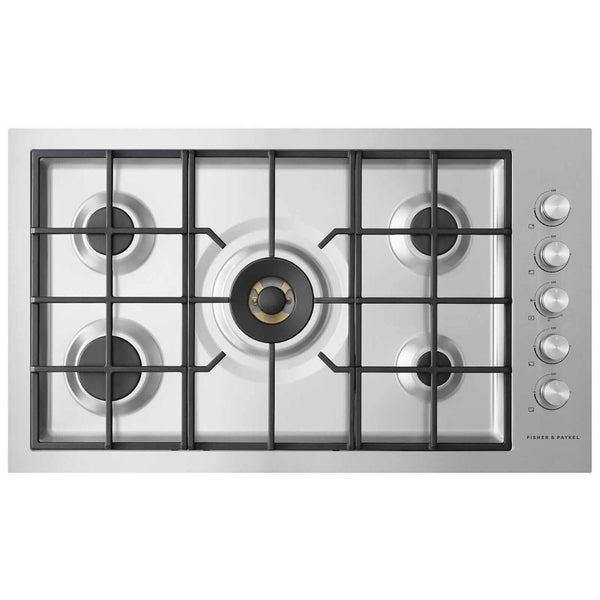 Fisher & Paykel 36-inch Built-in Gas Cooktop with Innovalve™ Technology CG365DNGRX2 N IMAGE 1