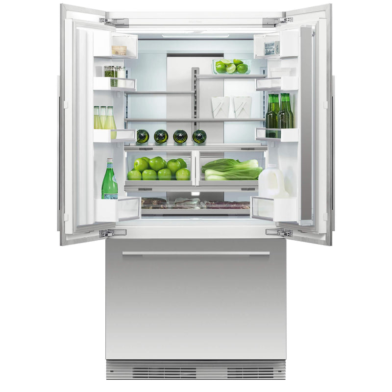 Fisher & Paykel 36-inch, 16.8 cu.ft. Built-in French 3-Door Refrigerator with ActiveSmart™ RS36A72U1 N IMAGE 4