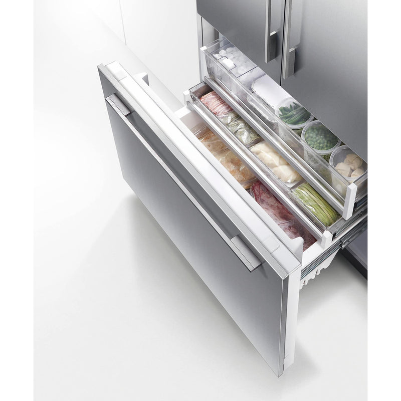 Fisher & Paykel 36-inch, 16.8 cu.ft. Built-in French 3-Door Refrigerator with ActiveSmart™ RS36A72U1 N IMAGE 6