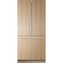 Fisher & Paykel 36-inch, 16.8 cu. ft. Built-in French 3-Door Refrigerator with Ice Maker RS36A80J1 N IMAGE 1
