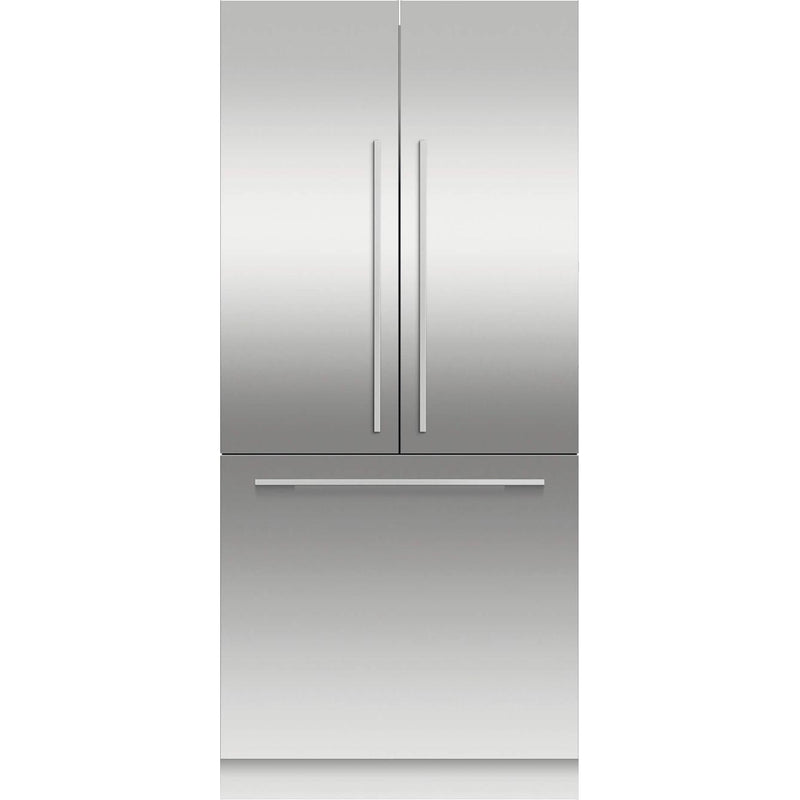 Fisher & Paykel 36-inch, 16.8 cu. ft. Built-in French 3-Door Refrigerator with Ice Maker RS36A80J1 N IMAGE 2