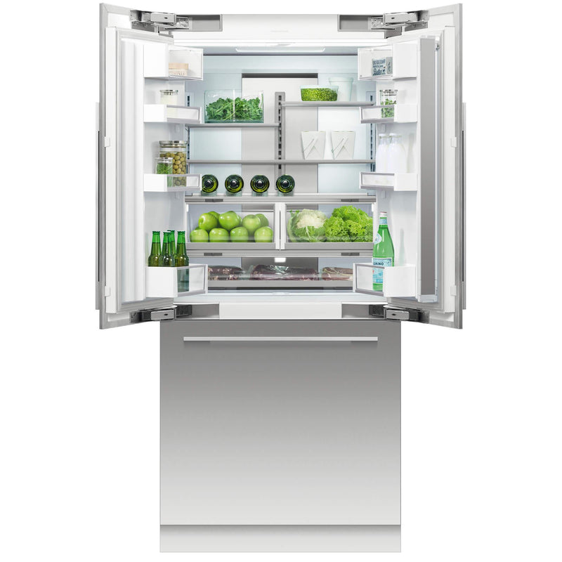 Fisher & Paykel 36-inch, 16.8 cu. ft. Built-in French 3-Door Refrigerator with Ice Maker RS36A80J1 N IMAGE 4