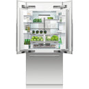 Fisher & Paykel 36-inch, 16.8 cu.ft. Built-in French 3-Door Refrigerator with ActiveSmart™ RS36A80U1 N IMAGE 2