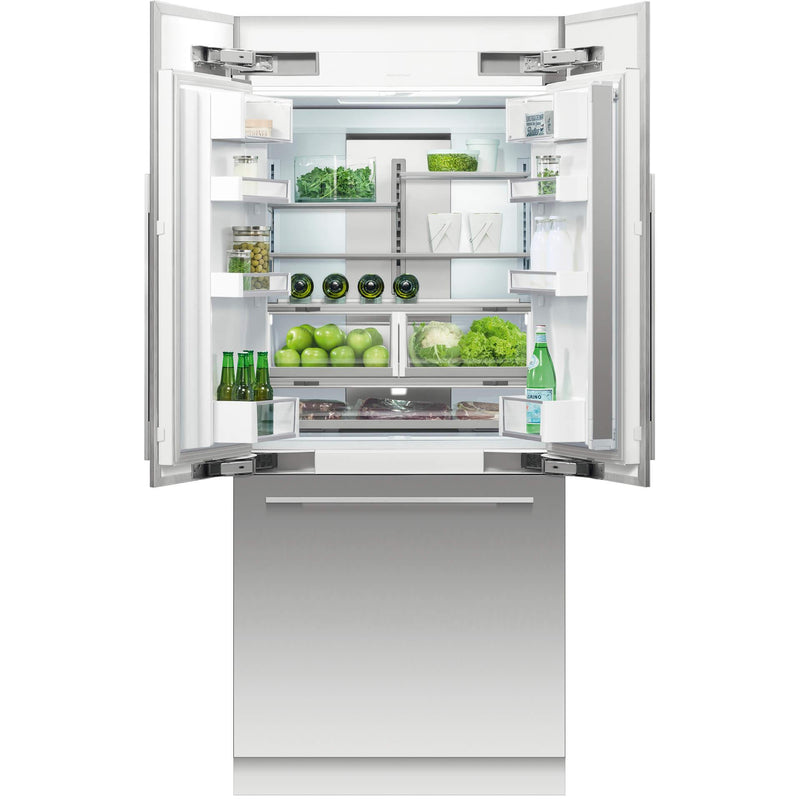 Fisher & Paykel 36-inch, 16.8 cu.ft. Built-in French 3-Door Refrigerator with ActiveSmart™ RS36A80U1 N IMAGE 2