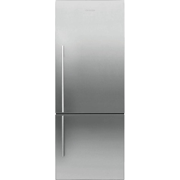 Fisher & Paykel 25-inch, 13.4 cu. ft. Counter-Depth Bottom Freezer Refrigerator with ActiveSmart™ RF135BDRX4 N IMAGE 1